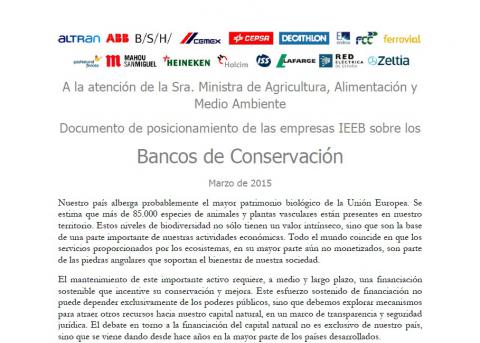 Posicion bancos conservacion