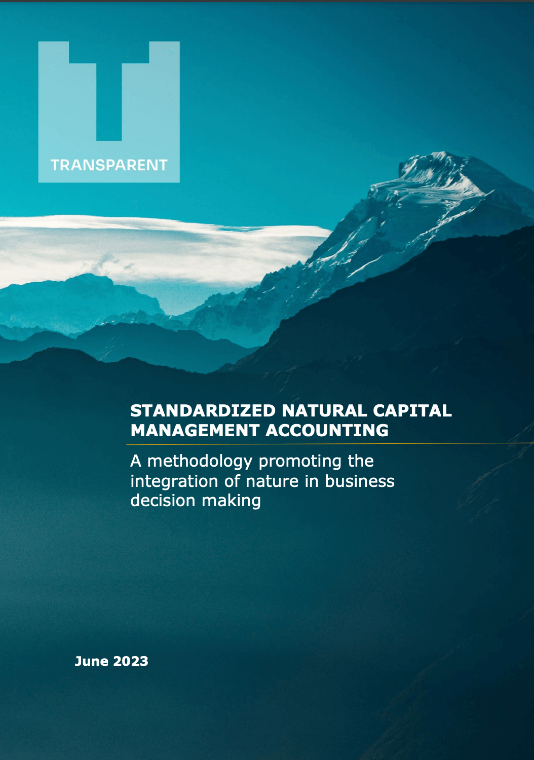 Standarized Natural Capital Management Accounting