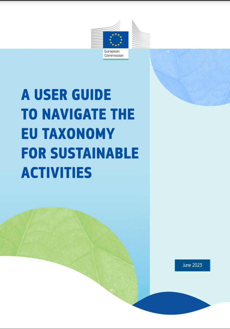 A user guide to navigate the EU taxonomy for sustainable activities
