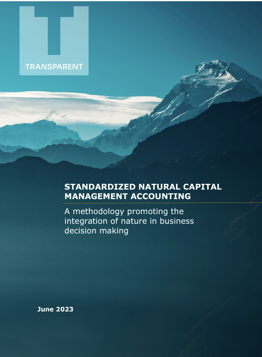 Standarized Natural Capital Management Accounting