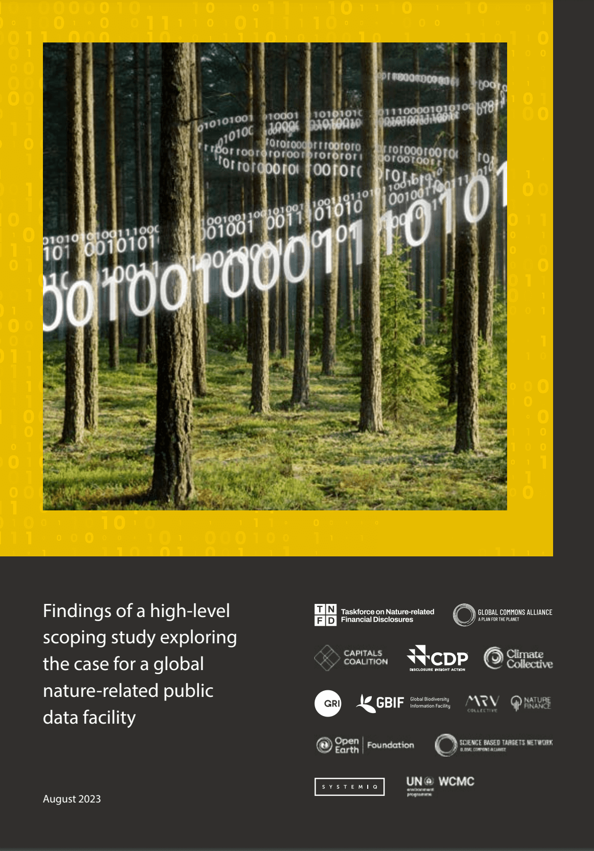 Findings of a High-level Scoping Study Exploring the Case for a Global Nature-related Public Data Facility