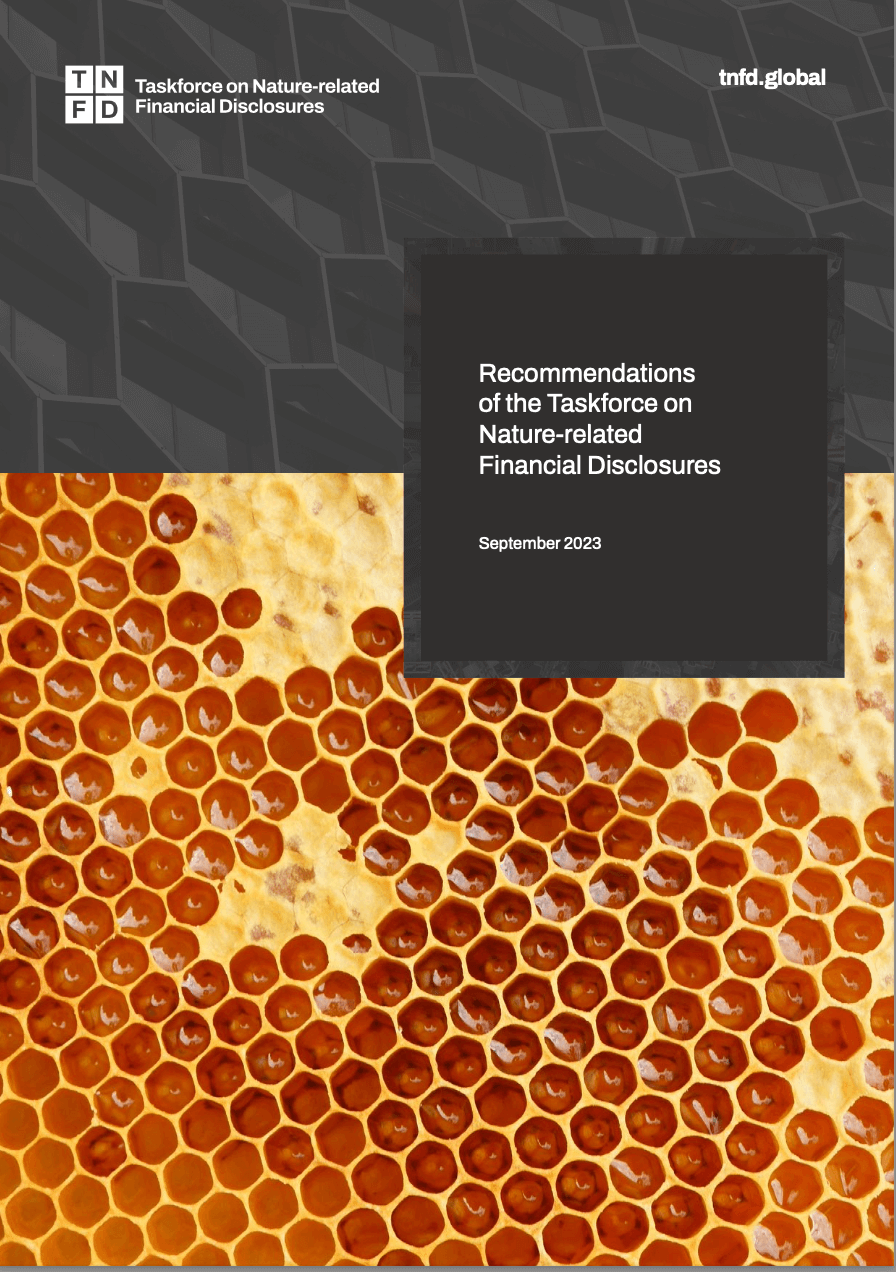 Recommendations of the Taskforce on Nature-related Financial Disclosures
