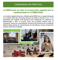 Boletín IEEB n.º 5. Compromiso español con la biodiversidad