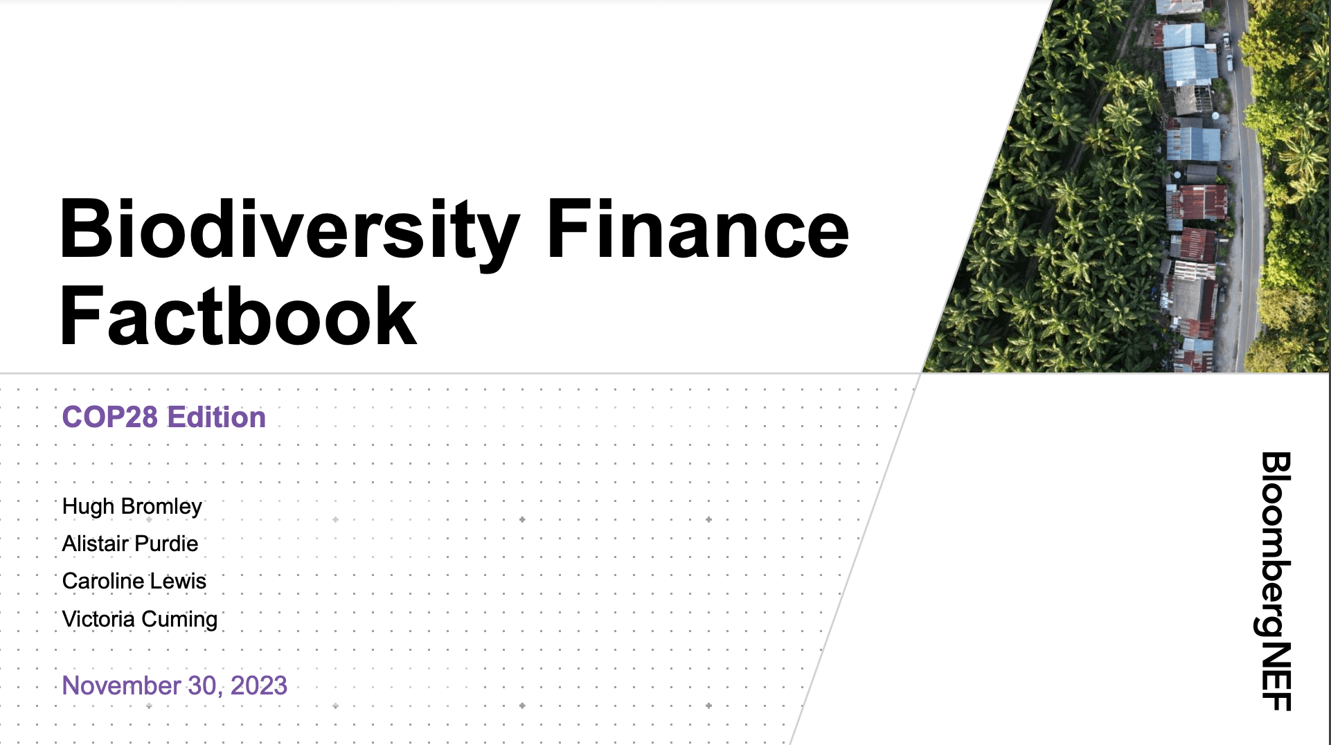 Biodiversity Finance Factbook COP28 Edition