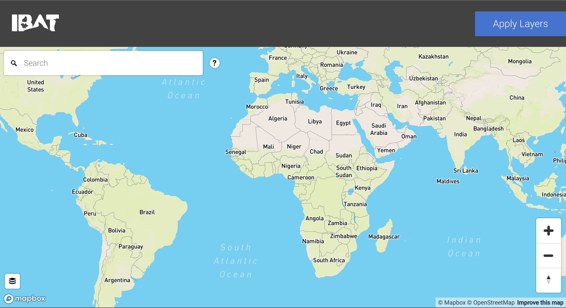 Integrated Biodiversity Assessment Tool’s biodiversity map