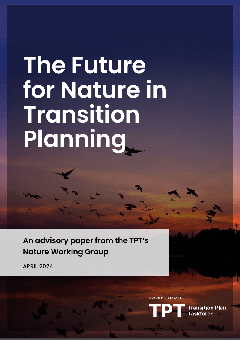 The Future for Nature in Transition Planning