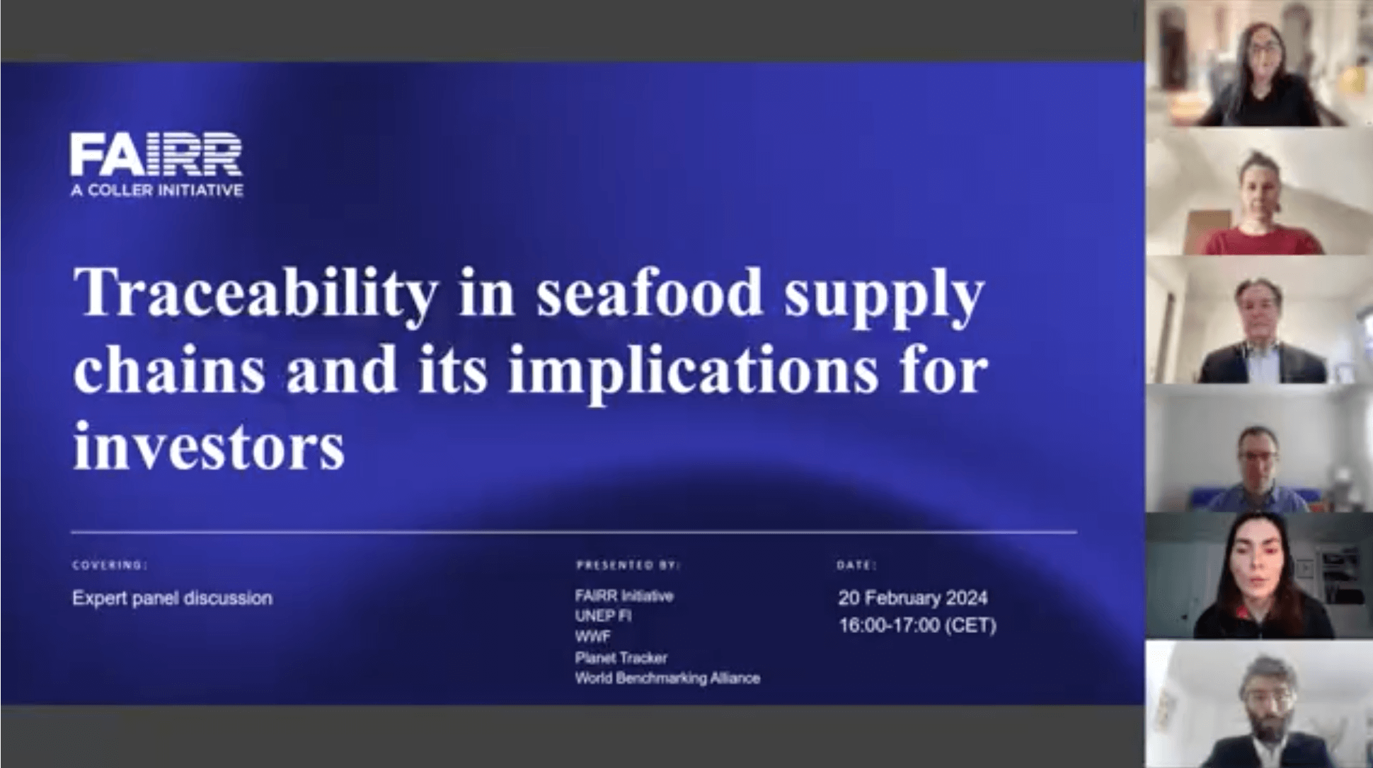 Traceability in seafood supply chains and its implications for investors