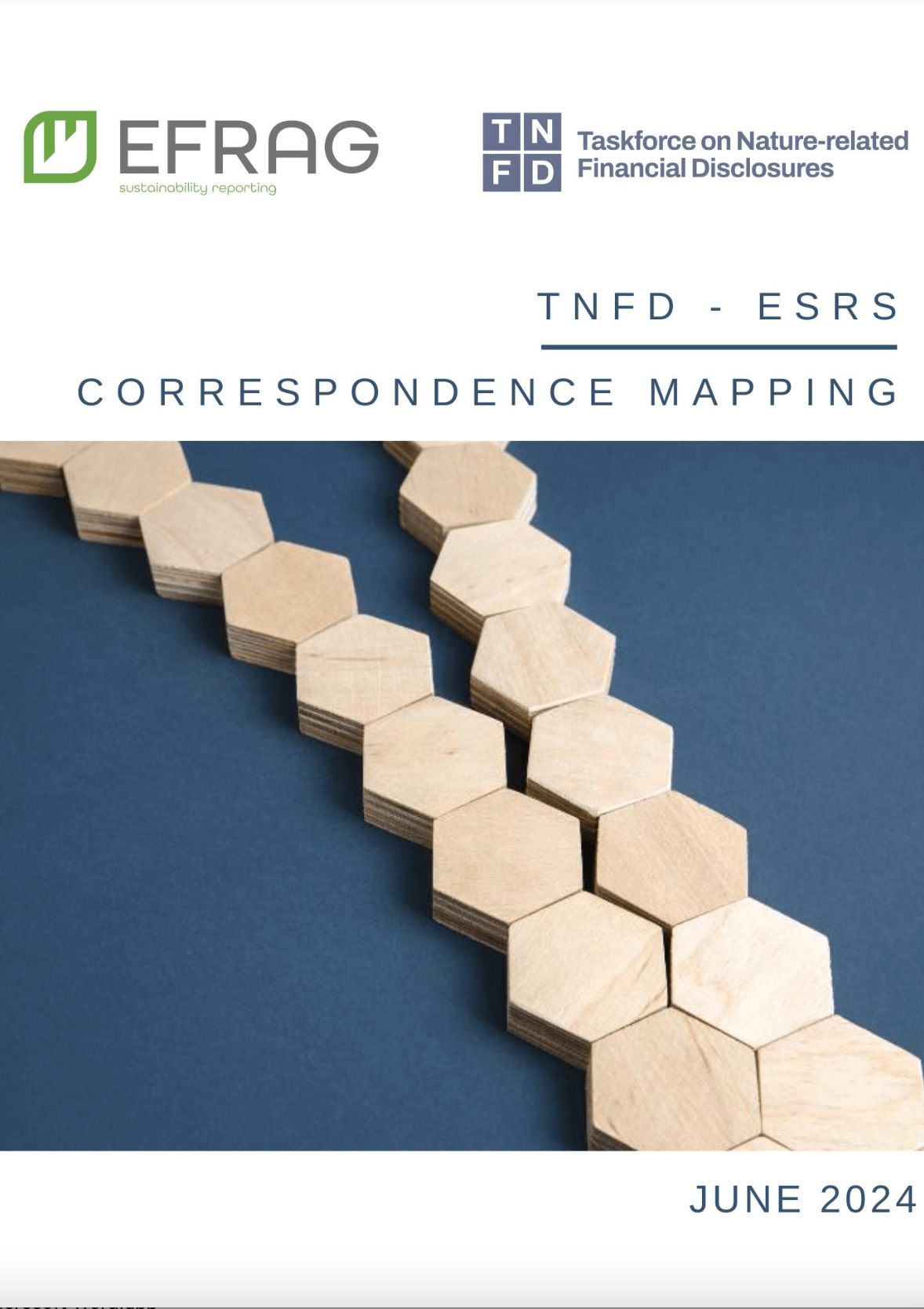 TNFD-ESRS correspondence mapping