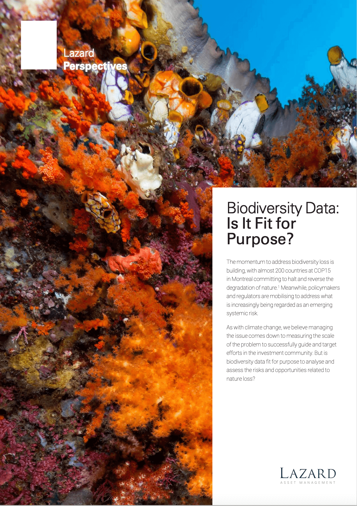 Biodiversity Data is it fit to purpose?