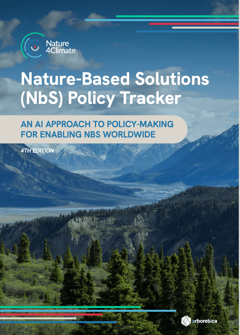 Nature-Based Solutions (NbS) Policy Tracker. An AI approach for policy-making for enabling NBS worldwide