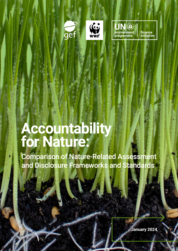 Accountability for Nature: January 2024 Comparison of Nature-Related Assessment and Disclosure Frameworks and Standards
