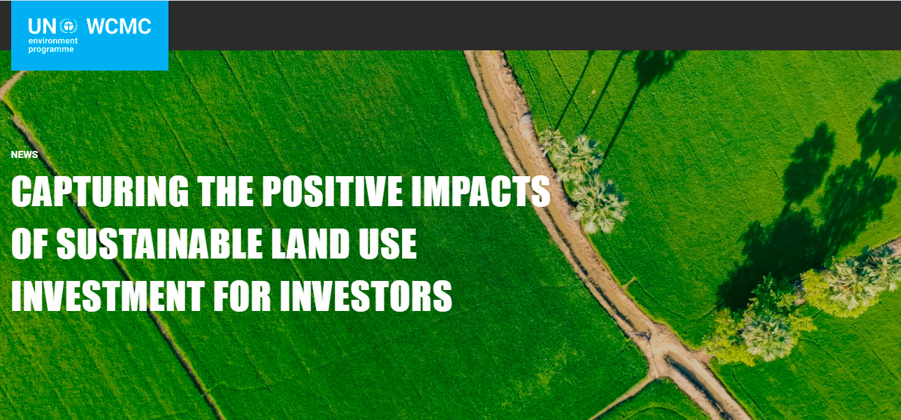 Capturing the positive impacts of sustainable land use investment for investors