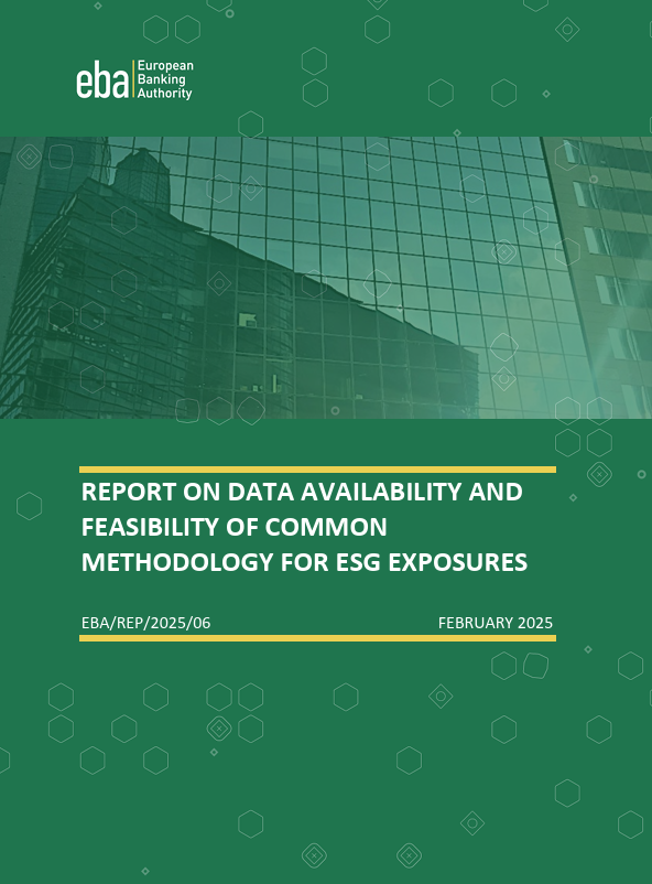 Report on data availability and feasibility of common methodology for ESG exposures