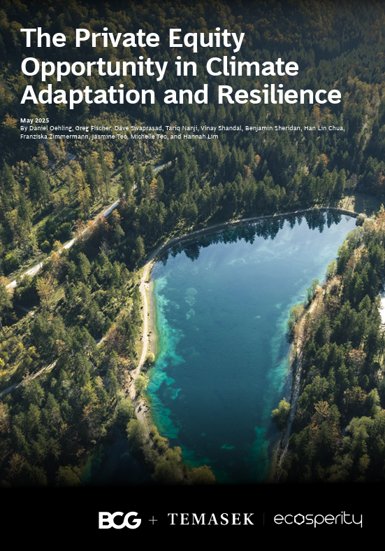 The Private Equity Opportunity in Climate Adaptation and Resilience
