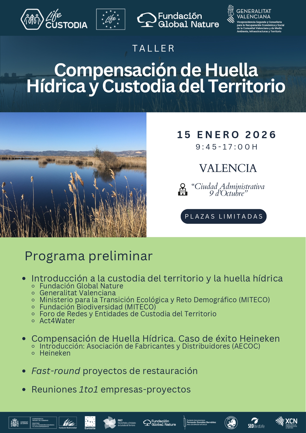 Taller “Compensación de huella hídrica y Custodia del Territorio”