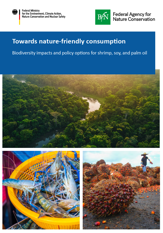 Towards nature-friendly consumption – Biodiversity impacts and policy options for shrimp, soy, and palm oil