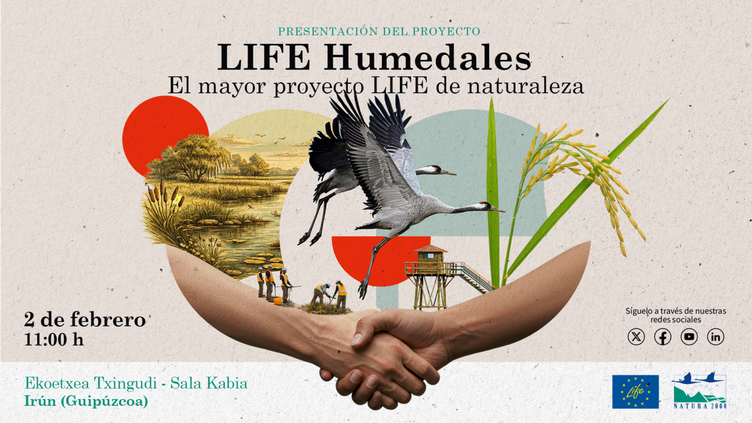 Presentación del proyecto LIFE Humedales