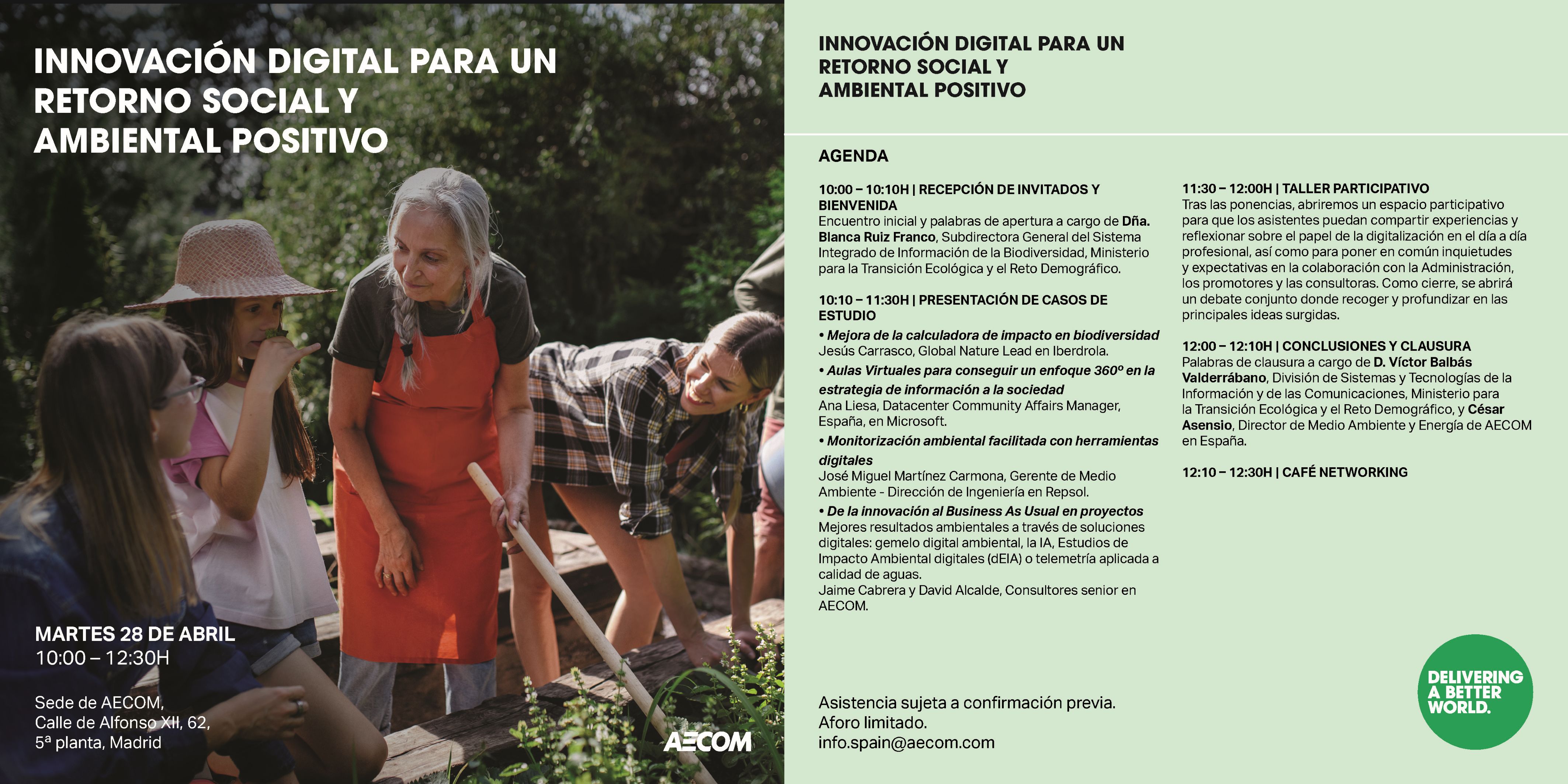 Innovación digital para un retorno social y ambiental positivo