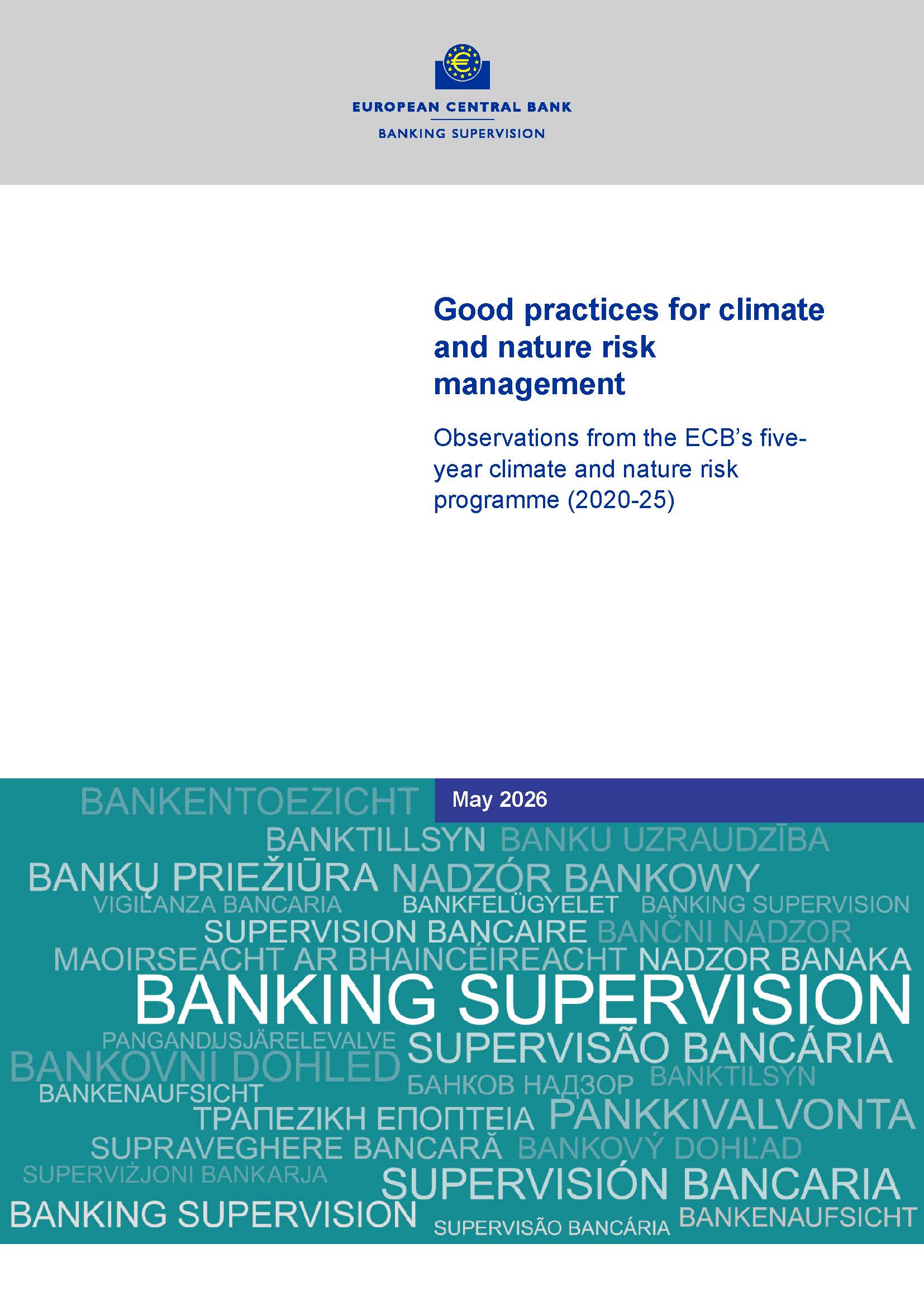Good practices for climate and nature risk management