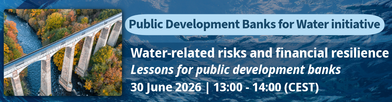 Water-related risks and financial resilience: Lessons for public development banks