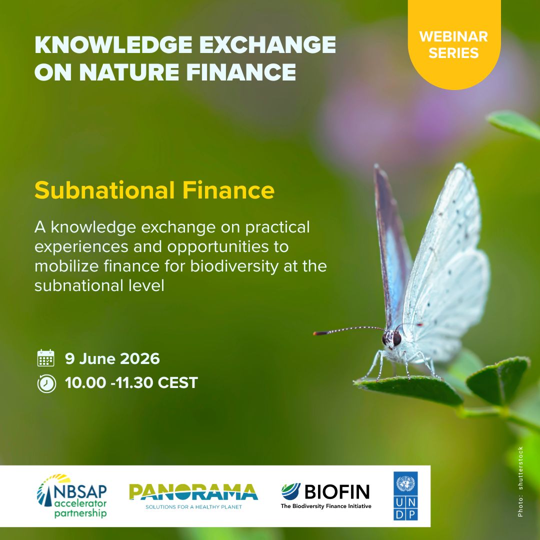 Knowledge Exchange on Nature Finance: Subnational finance