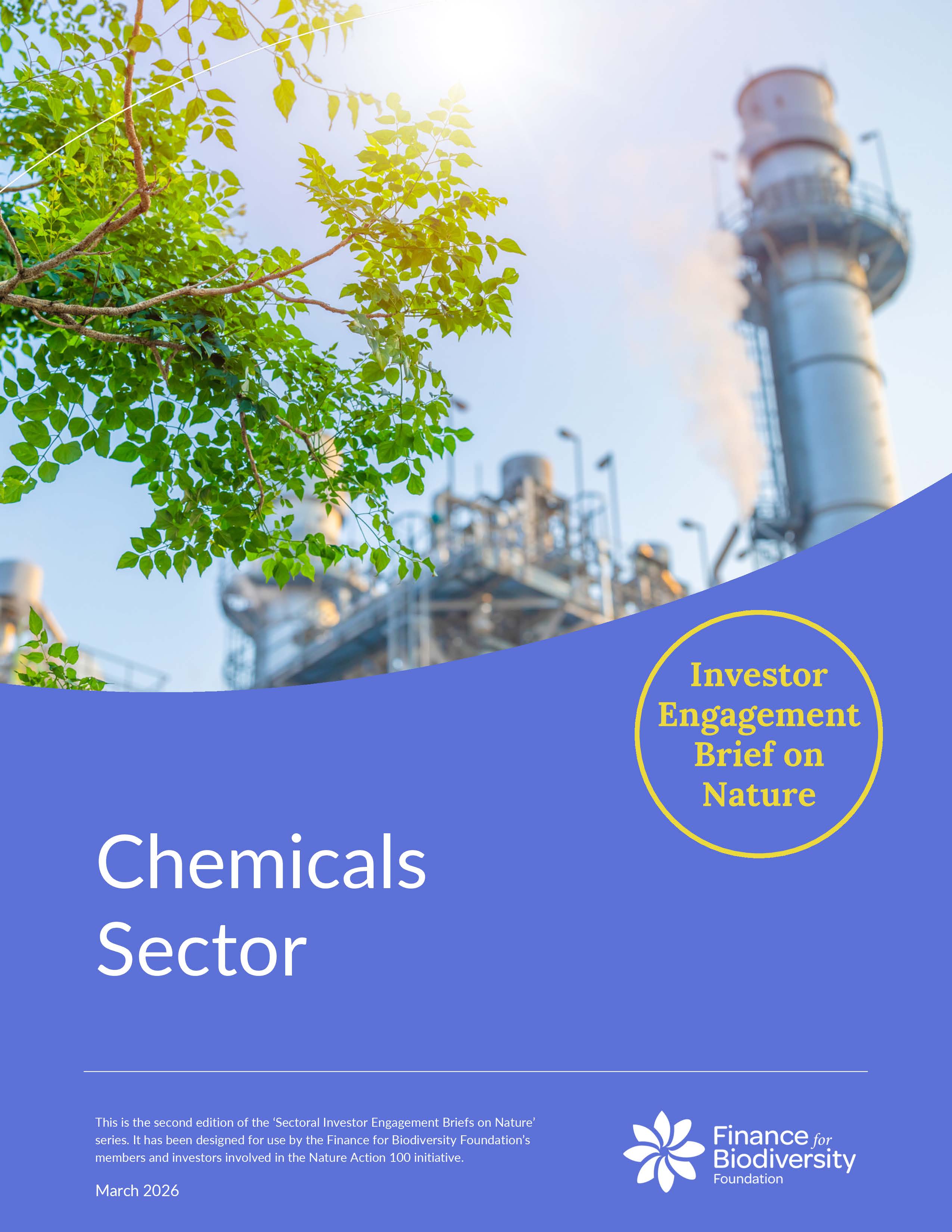Investor Engagement Brief on Nature: Chemicals Sector