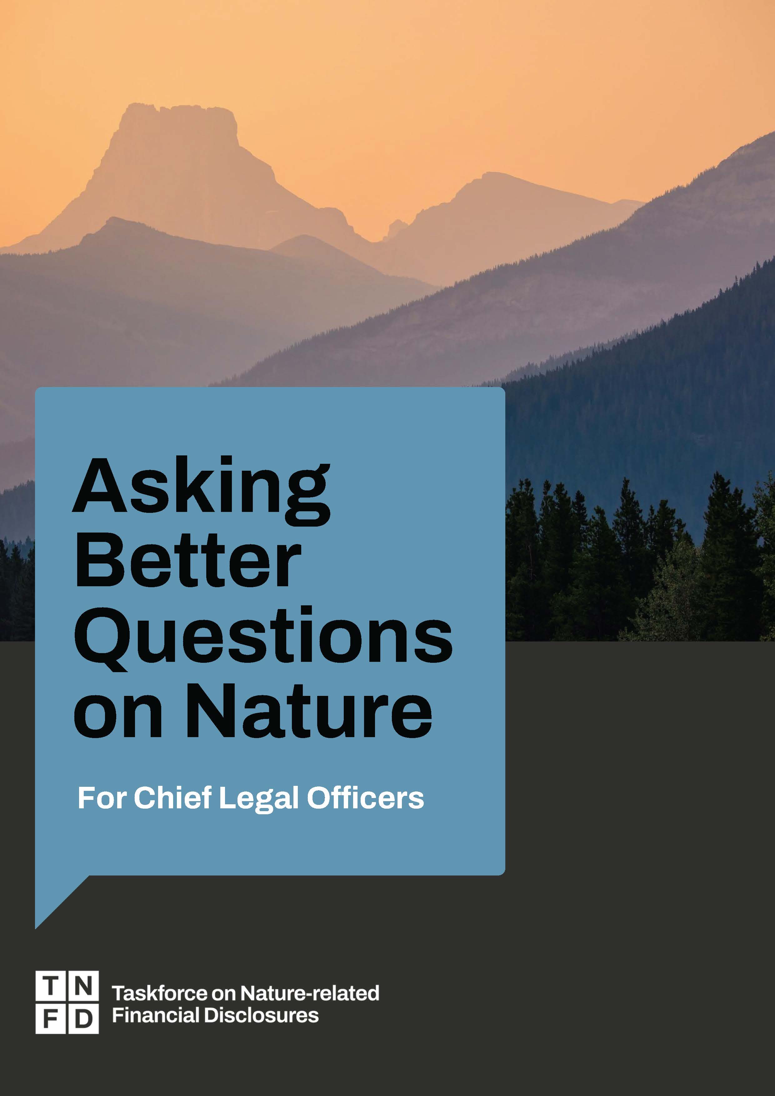 Asking better questions on nature for chief legal officers