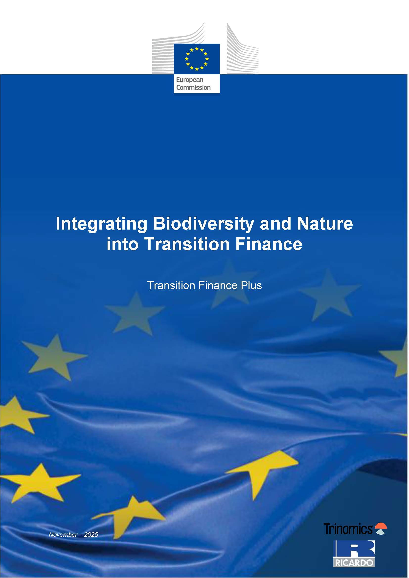 Integrating biodiversity and nature into transition finance